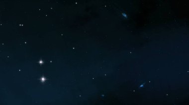 2d illüstrasyon. Derin geniş alan. Yıldızlar, gezegenler ve uydular. Çeşitli bilim kurgu yaratıcı fon. Uzay sanatı. Uzaylı güneş sistemleri. Gerçekçi arka plan 