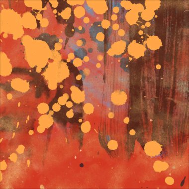 Boya lekeleriyle soyut arkaplan