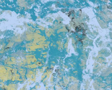 terk edilmiş renkli yapı, grungy antik beton arka plan