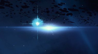 parlaklık ile renkli soyut gökyüzü arka plan