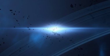 parlaklık ile soyut karanlık gökyüzü arka plan