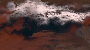 Metin için yeri olan boya lekeleriyle soyut arkaplan