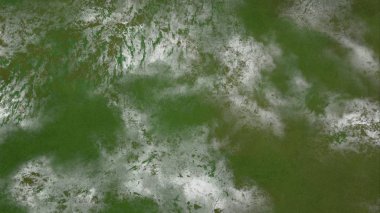 Metin için yeri olan boya lekeleriyle soyut arkaplan