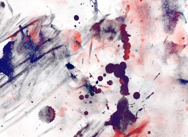 Metin için yeri olan boya lekeleriyle soyut arkaplan