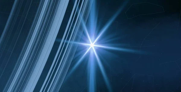 Dark Space Abstract Wallpaper Shine — Stock Photo, Image