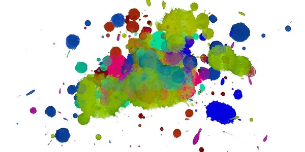 滴を持つ抽象的な色の背景 — ストック写真