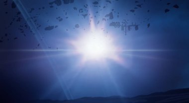 yıldız ile güzel kozmos astronomi arka plan