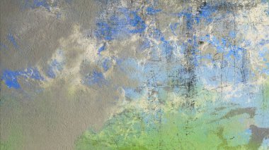 Metin için yeri olan boya lekeleriyle soyut arkaplan