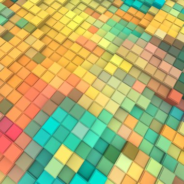 3 boyutlu illüstrasyon. Web modern fon. Renkli desen. Soyut geometrik şekiller. arkaplan.