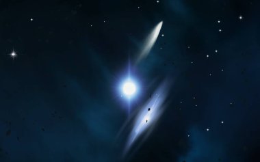 parlaklık ile renkli soyut gökyüzü arka plan