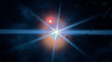 parlaklık ile renkli soyut gökyüzü arka plan