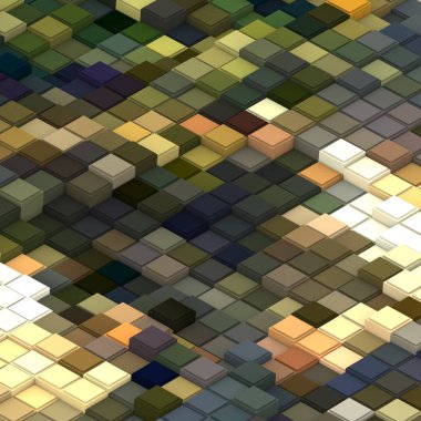 3 boyutlu illüstrasyon. Web modern fon. Renkli desen. Soyut geometrik şekiller. arkaplan.