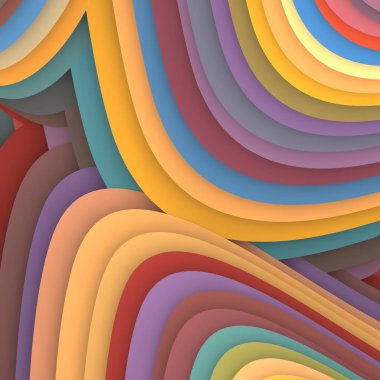 3 boyutlu illüstrasyon. Web modern fon. Renkli desen. Soyut geometrik şekiller. arkaplan.