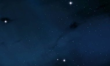 2d illüstrasyon. Derin geniş alan. Yıldızlar, gezegenler ve uydular. Çeşitli bilim kurgu yaratıcı fon. Uzay sanatı. Uzaylı güneş sistemleri. Gerçekçi arka plan 