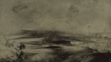 Metin için yeri olan boya lekeleriyle soyut arkaplan