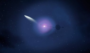 parlaklık ile renkli soyut gökyüzü arka plan