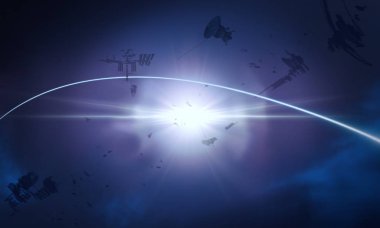 kozmos astronomi arka plan, evren