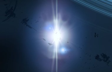 parlaklık ile renkli soyut gökyüzü arka plan