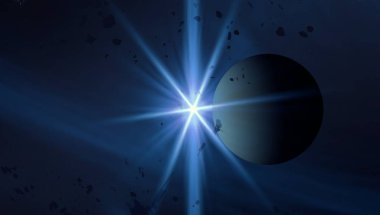 parlaklık ile renkli soyut gökyüzü arka plan