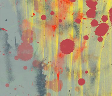 grunge desensoyut suluboya darbeleri ve lekeleri