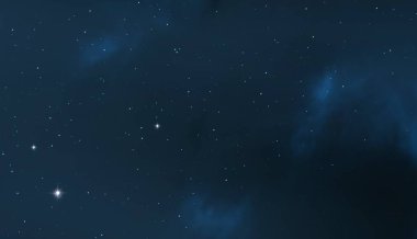 2d illüstrasyon. Derin geniş alan. Yıldızlar, gezegenler ve uydular. Çeşitli bilim kurgu yaratıcı fon. Uzay sanatı. Uzaylı güneş sistemleri. Gerçekçi arka plan 