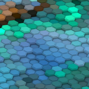 3 boyutlu illüstrasyon. Web modern fon. Renkli desen. Soyut geometrik şekiller. arkaplan.