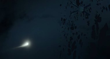 Soyut alan koyu arka plan  