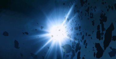 Soyut alan koyu arka plan  