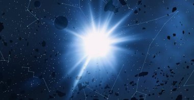 Soyut alan koyu arka plan  