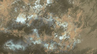 Metin için yeri olan boya lekeleriyle soyut arkaplan