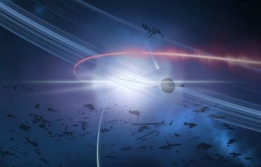 Soyut alan koyu arka plan  