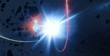 parlaklık ile renkli soyut gökyüzü arka plan