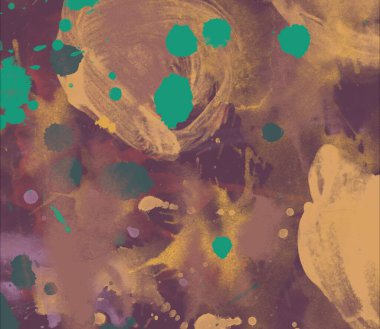 grunge desensoyut suluboya darbeleri ve lekeleri