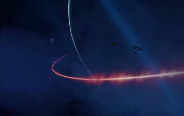 parlaklık ile renkli soyut gökyüzü arka plan