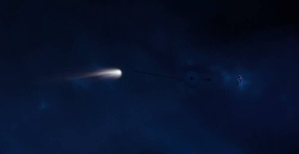 красочный абстрактный фон неба с блеском
