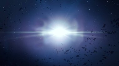 parlaklık ile renkli soyut gökyüzü arka plan