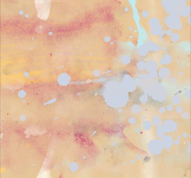 soyut suluboya darbeleri ve fırçalar deseni