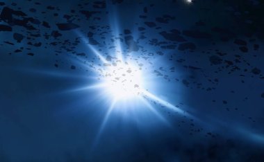 parlaklık ile renkli soyut gökyüzü arka plan