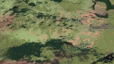 Metin için yeri olan boya lekeleriyle soyut arkaplan