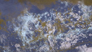 Metin için yeri olan boya lekeleriyle soyut arkaplan