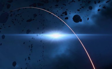 Soyut alan koyu arka plan  