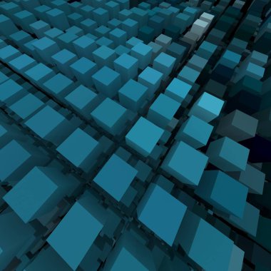 renkli geometrik arka plan, 3d hacim sanat