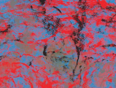 Arkaplanda soyut renkli lekeler