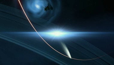 parlaklık ile renkli soyut gökyüzü arka plan