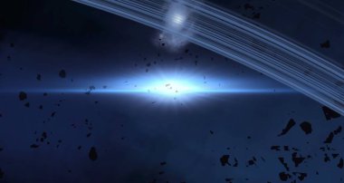 soyut renkli kozmik alan arkaplanı