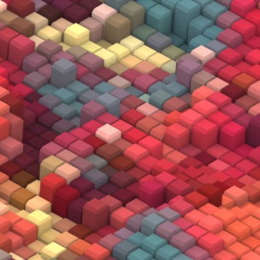 3 boyutlu illüstrasyon. Web modern fon. Renkli desen. Soyut geometrik şekiller. arkaplan.