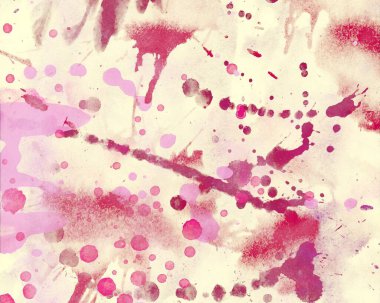 Metin için yeri olan boya lekeleriyle soyut arkaplan