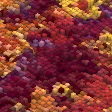 3 boyutlu illüstrasyon. Web modern fon. Renkli desen. Soyut geometrik şekiller. arkaplan.