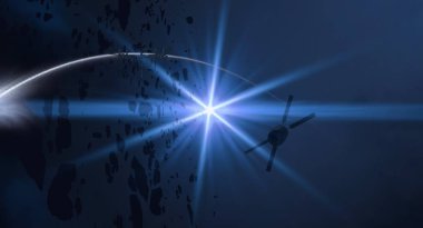 uzay rengi koyu arka plan  