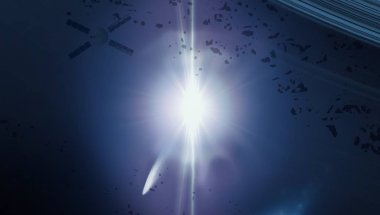 parlaklık ile renkli soyut gökyüzü arka plan